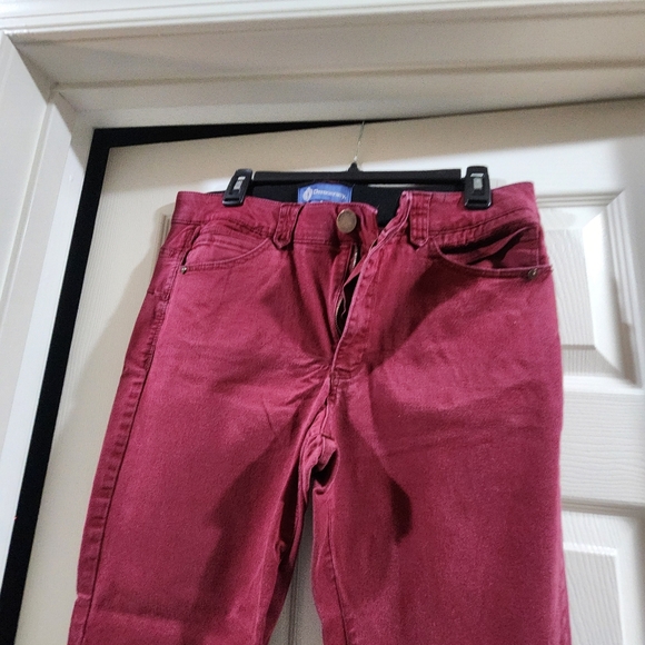 Democracy Deep Red Trousers - Picture 2 of 5